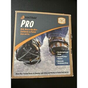 YAKTRAX PRO Winter Traction sz M Medium black One Pair Ice Snow Men's 9-11